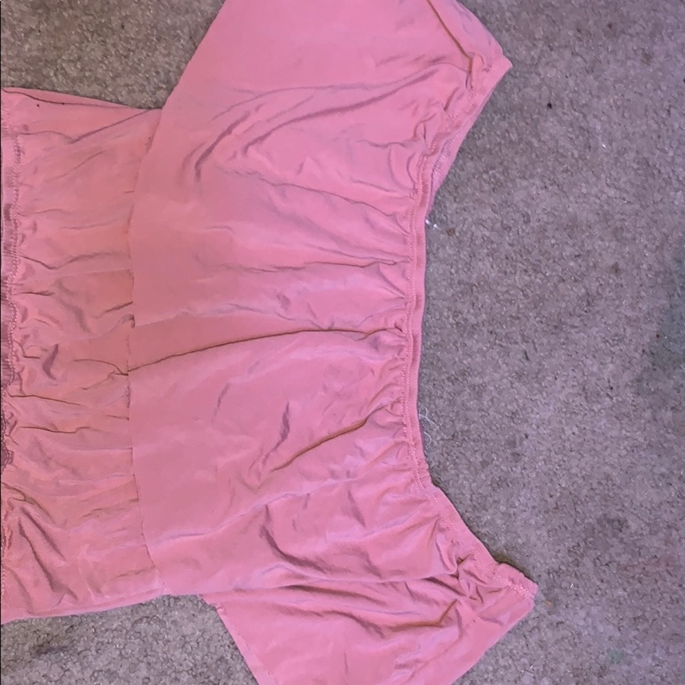 Off shoulder crop top